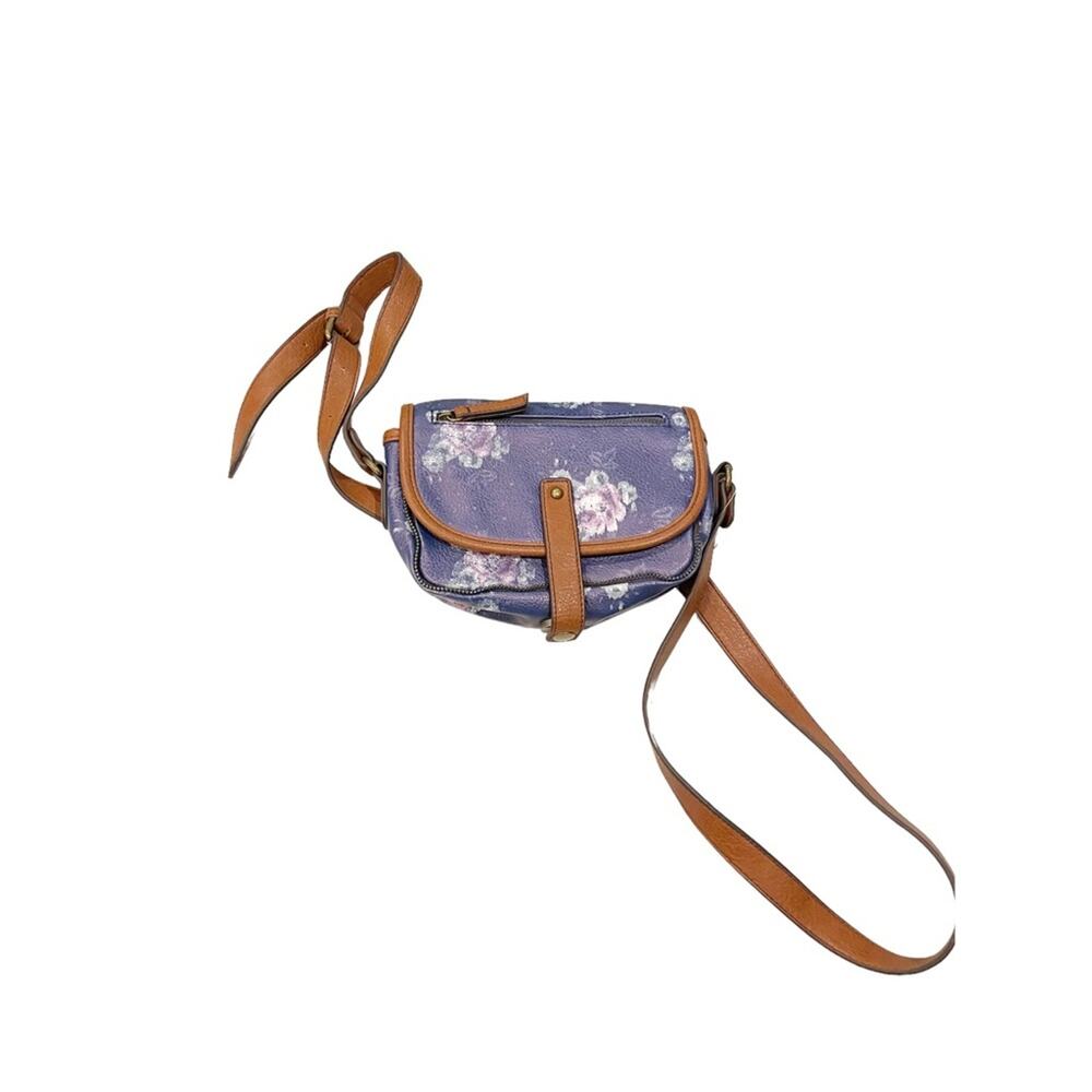 NEW American Eagle Outfitters Crossbody Saddlebag Floral Purse